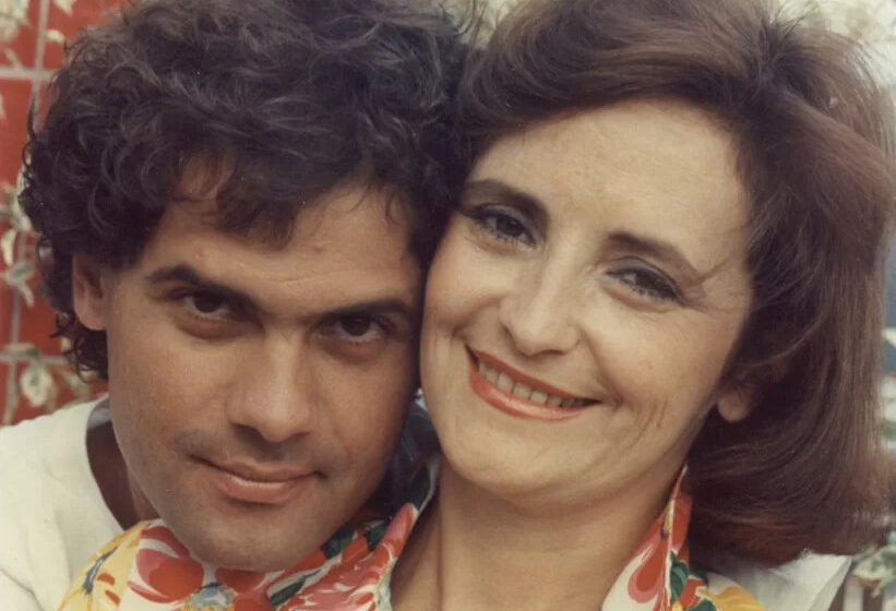 Cazuza e sua mãe, Lucinha, na década de 1980. Foto: Sociedade Viva Cazuza