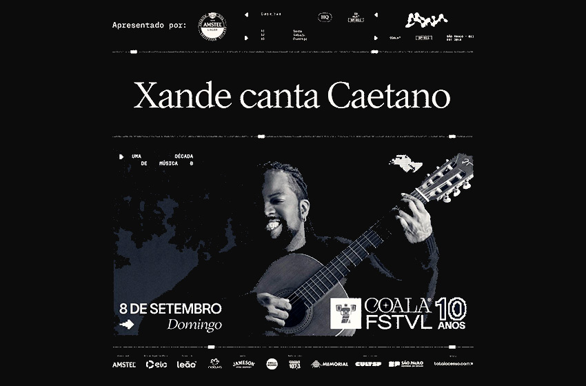  Coala Festival anuncia show de Xande de Pilares cantando Caetano Veloso
