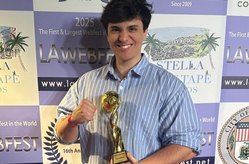 Max Lewis representa “Queen Lear” no LA Webfest e recebe prêmio de “Melhor Edição”