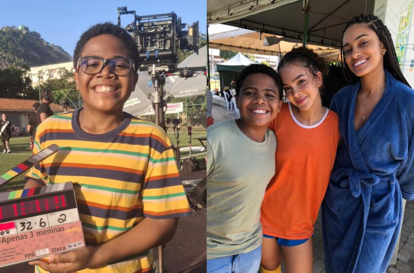  Caique Ivo viverá irmão de Mel Maia no filme “Apenas 3 Meninas”