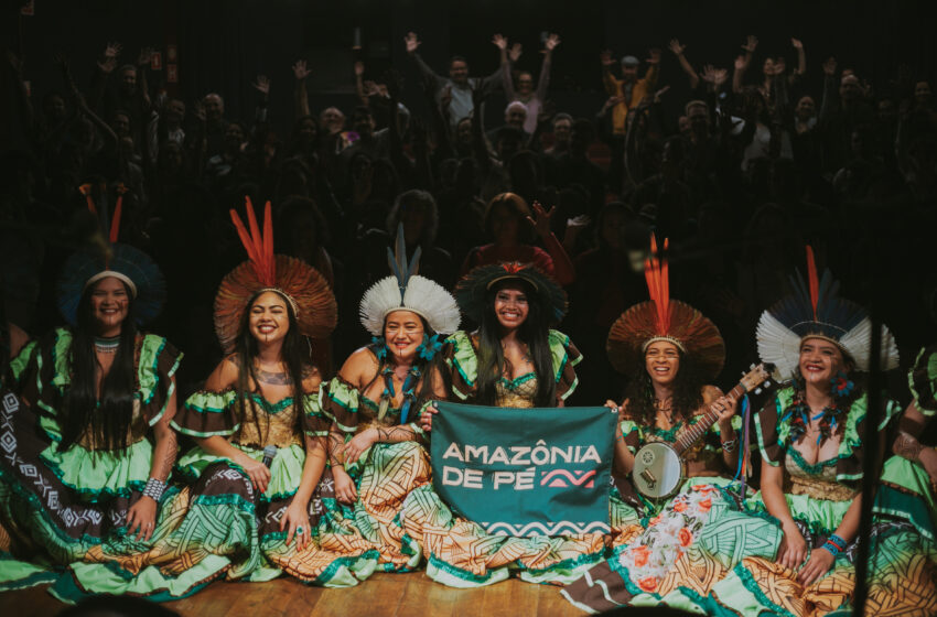  Suraras do Tapajós levam carimbó de mulheres indígenas ao palco do Autêntica, em Belo Horizonte